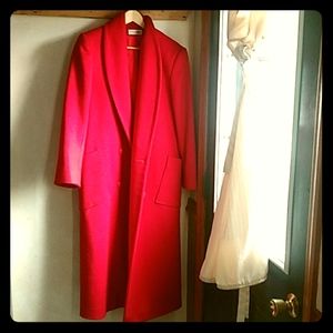 Pea Coat by Harve Benard in stunning red